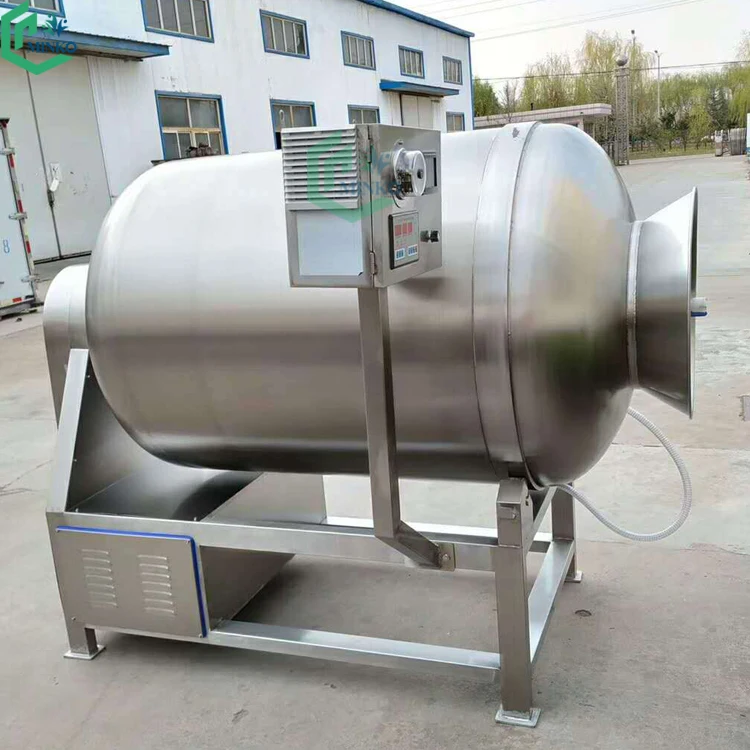 
cow meat vacuum tumbler processing chicken meat salting machine 