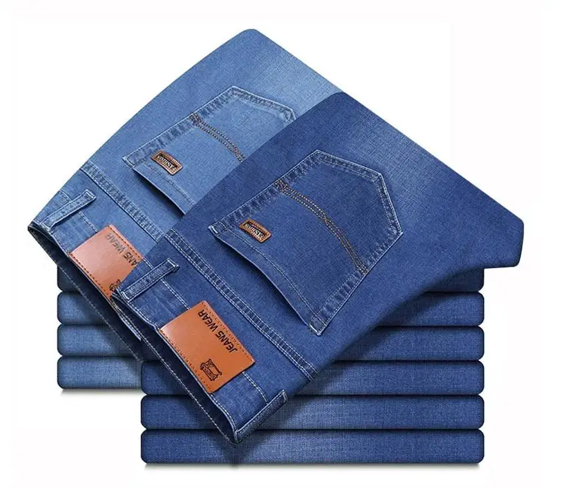 

Style Denim Jeans Mixed for Men on Sale Middle Denim Slim Straight Spandex / Cotton Casual Wholesale Stockpot Stretchy Mid Waist