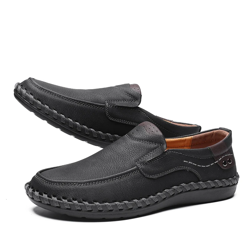 

Wholesale Fashion Leather Men Loafers Casual Driving Shoes
