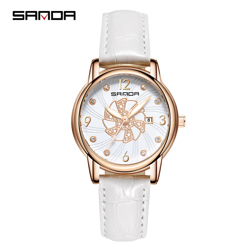 

New female fashion watch female student trend atmosphere retro calendar quartz watch manufacturer