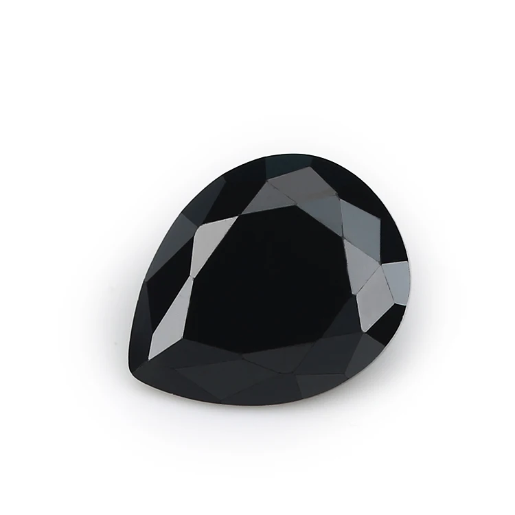 

The factory wholesale pear-shaped black nano A  nano bead