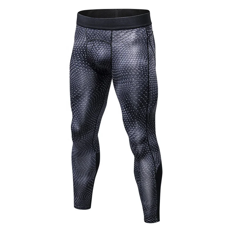 

New arrived Best selling wholesale leggings men comfortable 3/4 compression pants
