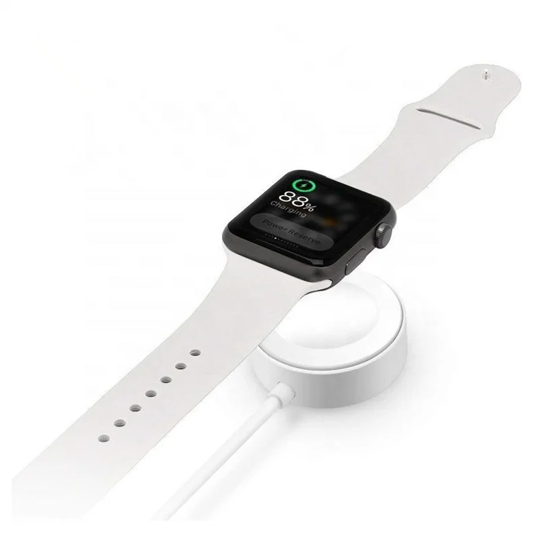 

Magnetic Wireless Charger For Apple Watch Series 5 4 3 2 1 Usb Magnetic Watch Charging Cable For Iwatch Charger, White