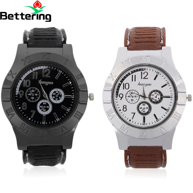 

fashion usb smoking lighter manufacturer produce wrist watch lighter with big strap for corporate car men driver promotion gifts