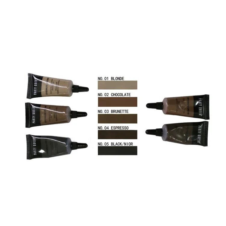 

Professional 5 Color Makeup Eyebrow Gel Long Lasting Waterproof Dye Eyebrow Cream, 5 colors