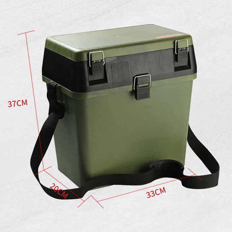 

Fishing Bucket double face box portable box factory price, White
