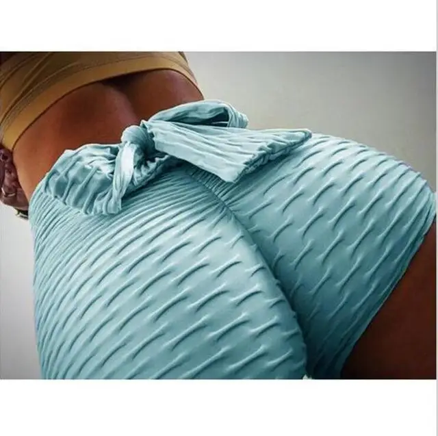 

Leggings Sport Women Fitness Womens High Waist Yoga Shorts Bow Tie Basic High Waisted Mesh Short Sport High Waist Yoga Shorts, As pictures show