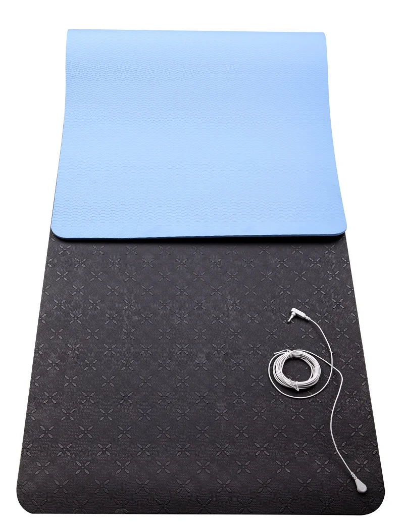 Maxsharer eco friendly blue conductive yoga mat