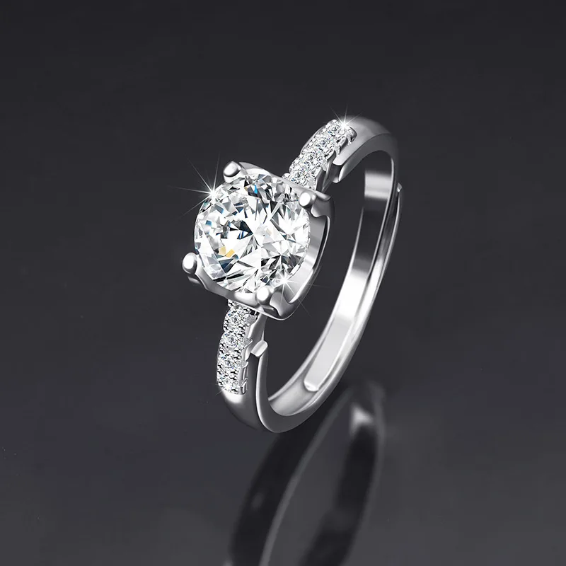 

2022 Fashion Trendy Jewelry Wedding Band Silver Wedding & Engagement Finger Rings for Women