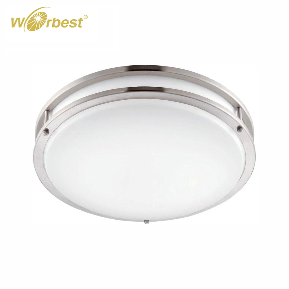 Worbest UL ES CUL etl dimmable modern pop Flush mount bathroom led ceiling light lamp round led residential lighting