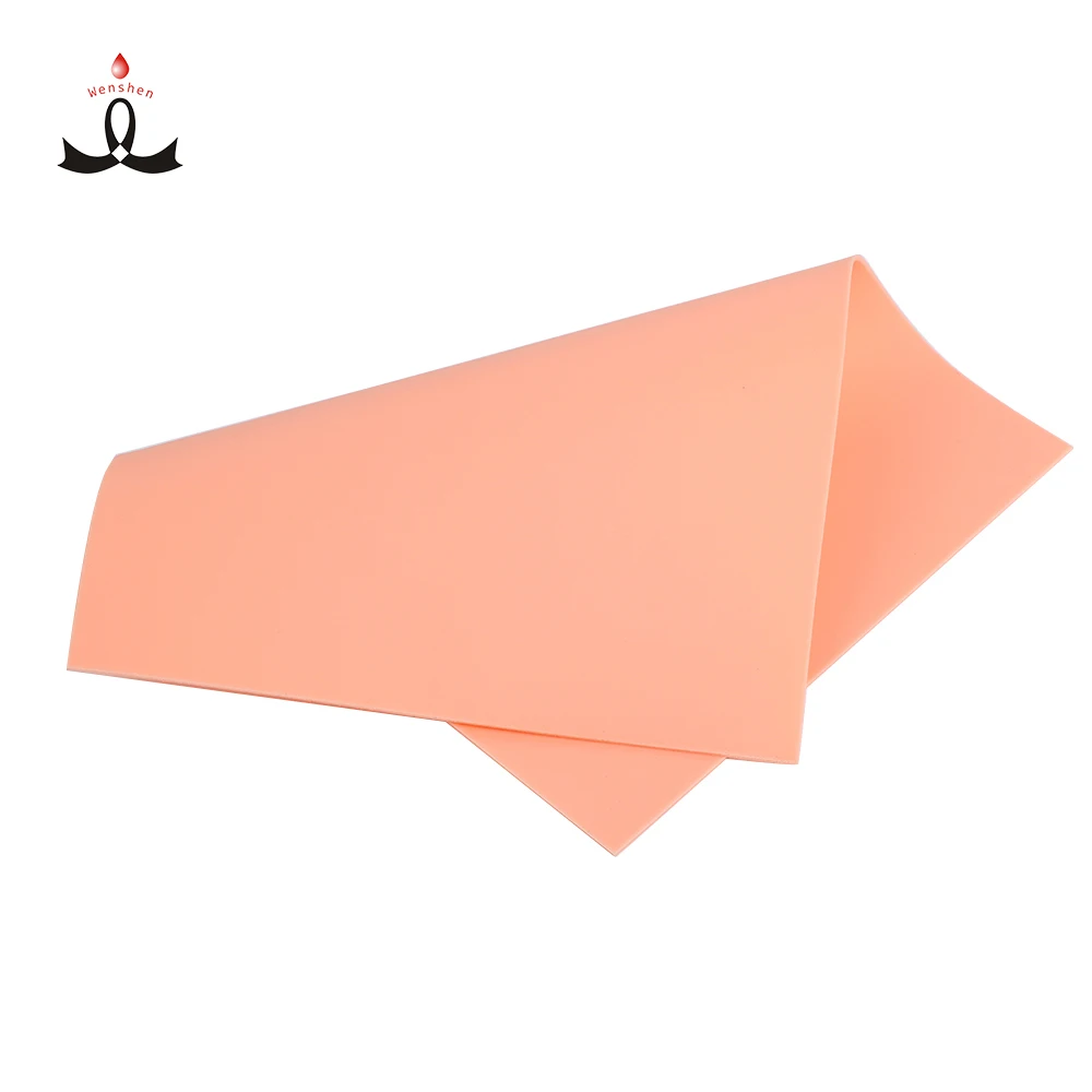 

Factory OEM Face Deep Private Label Pink Silicone Permanent Makeup Practice skin For Eyebrow Tattoo Training