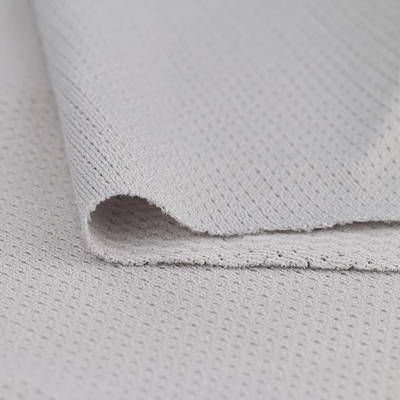 
Low elastic mesh fabric for garment lining 