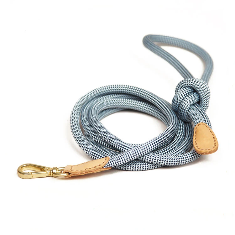 

High Quality Custom Polyester Nylon 48 Inch Dog Leash Collar Training Ropes Pet Dog Lead, All colors can be customed