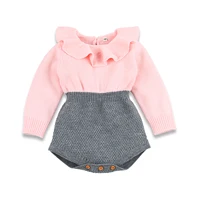 

Newborn clothes custom jumpsuit climb clothes plain sweat baby girl dress design