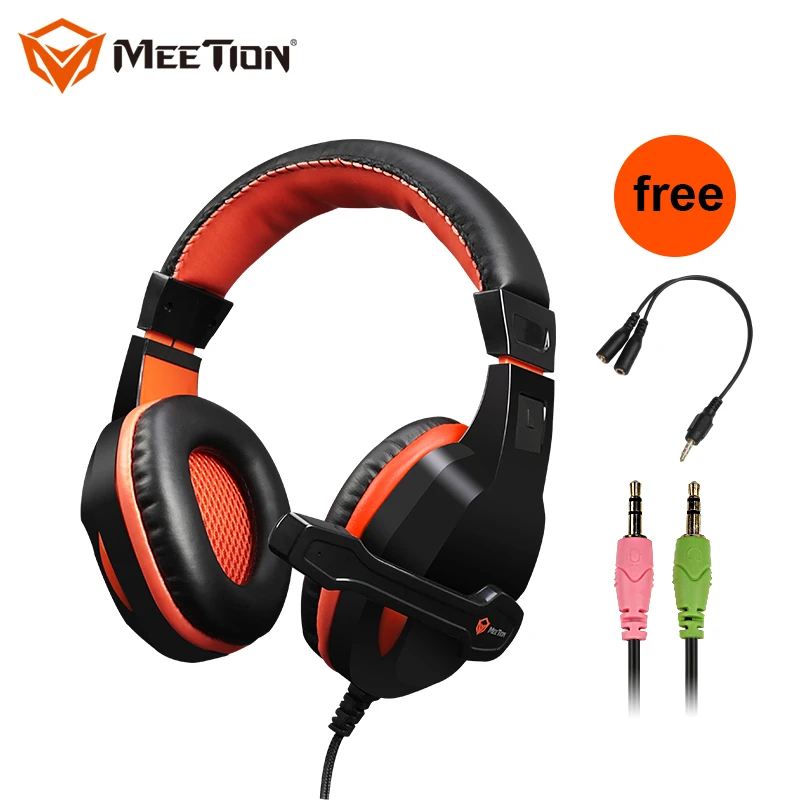 

MEETION New compute USB Professional Game noise reduction PC Gaming Headset surround sound for gamer