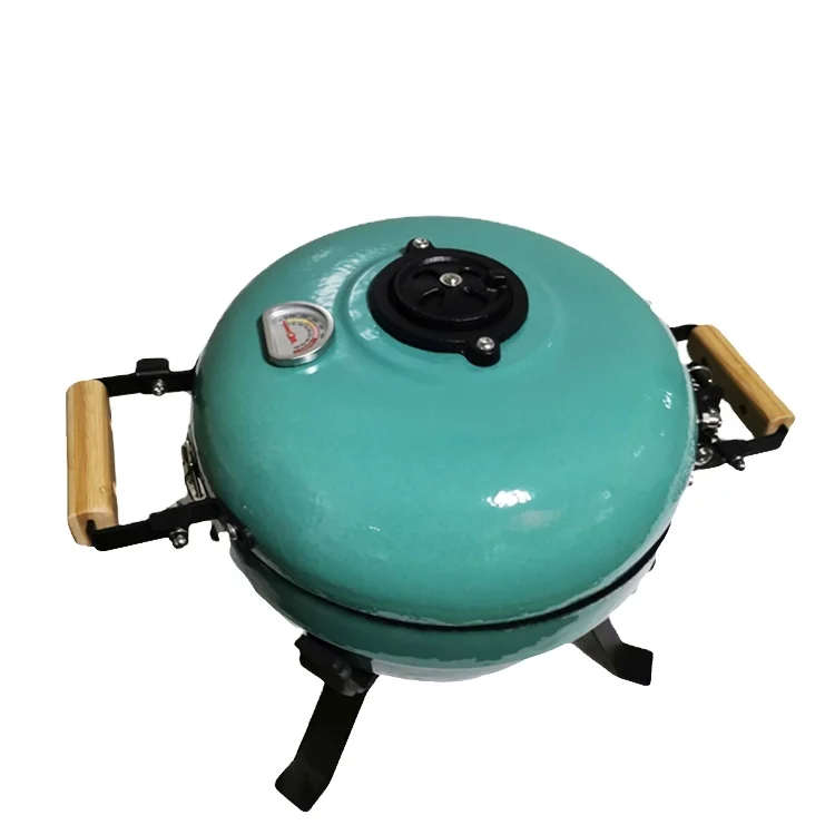 

Kimstone 12inch Classical Kamado Stove Desktop Ceramic BBQ Grill Kamado Grill Portable Use Indoor & Outdoor, Optional from pantone color