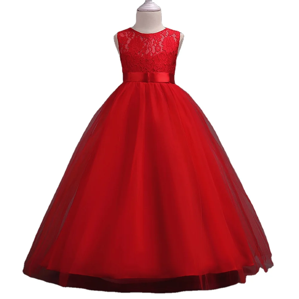 

2021 Sweet Girls Ball Gowns Fashion Wedding Girl Dresses Lovely Girls Flower Party Dress Birthday Party Princess Dress