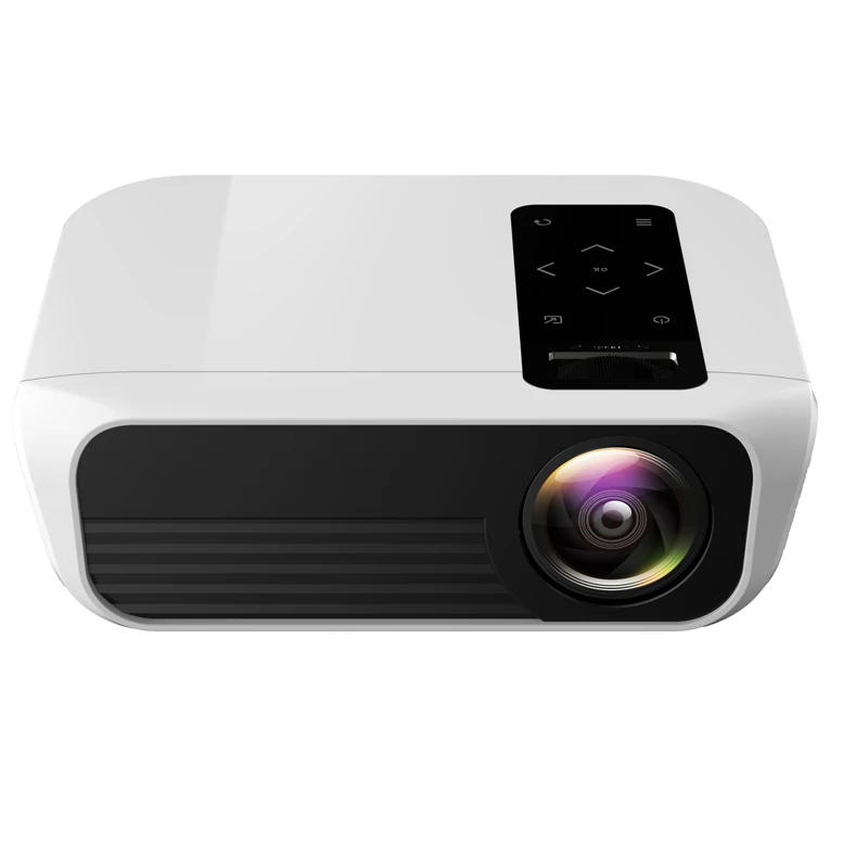 

High Quality LED Projector 1092*1080P Full HD 5000 Lumen Home Theater T8 3D LCD Multi Media Mini Projector, White