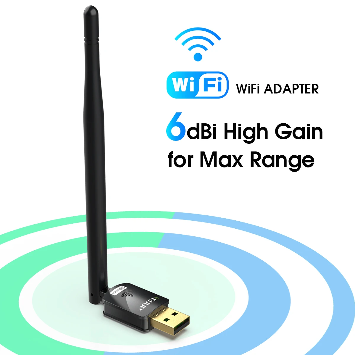 

USB 2.0 Wireless USB Adapter with 6dbi antenna/802.11n USB/Wireless WiFi Dongle MTK7601 wifi dongle