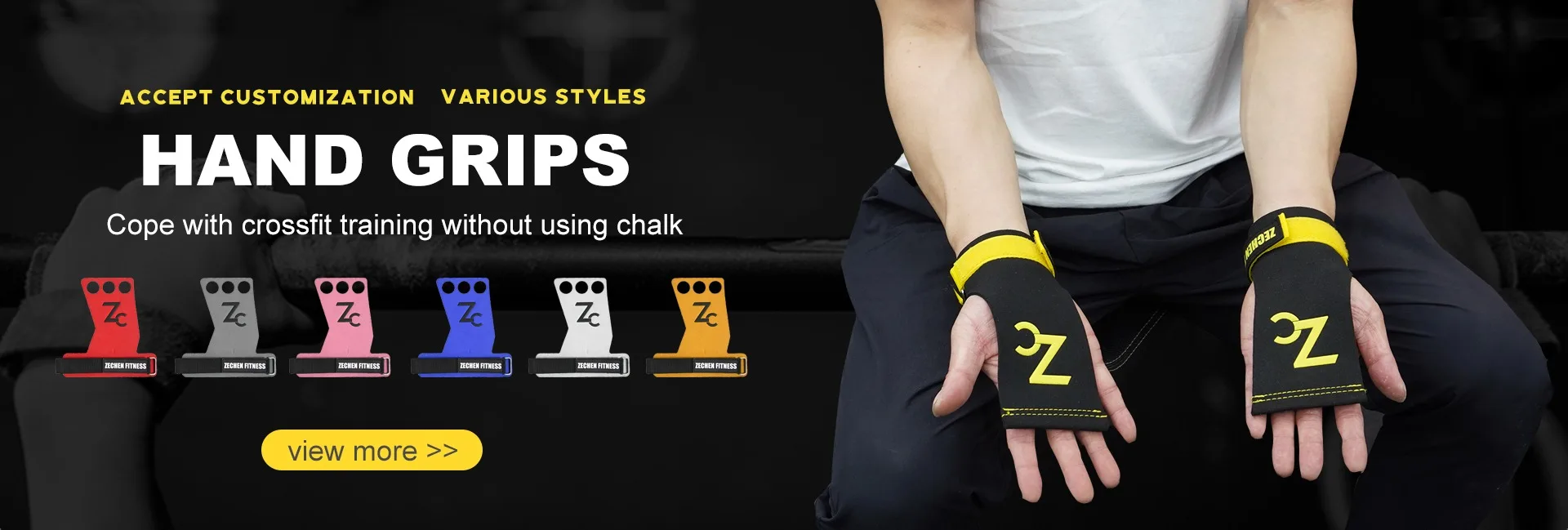 Hunan Zechen Fitness Co., Ltd. Gymnastic Grips, Wrist Wraps