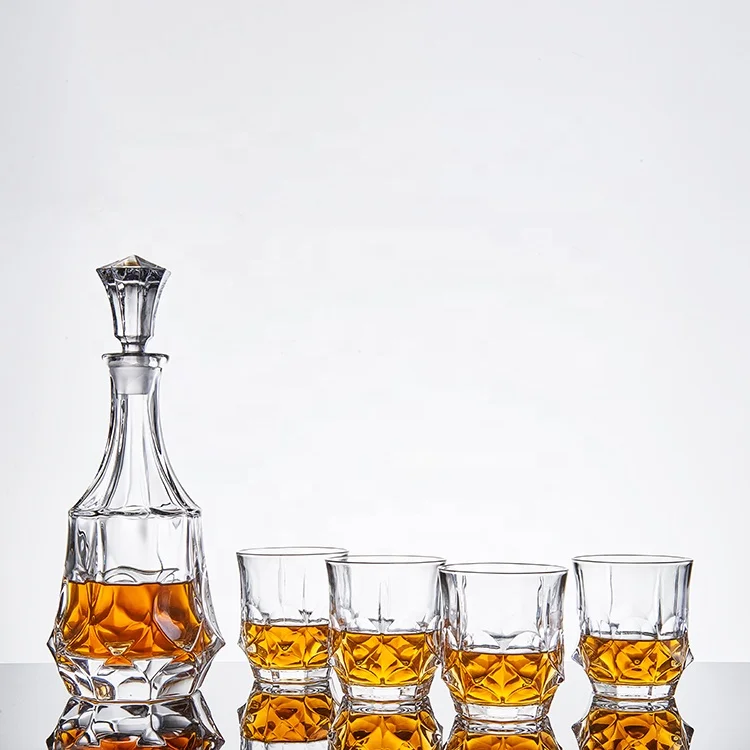 
New Design Whiskey / Vodka / Bourbon / XO Decanter set of 6 
