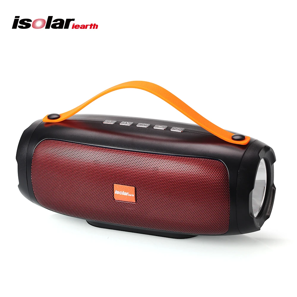 

IS-X13 LED light Flashlight mobile phone solar power portable outdoor wireless mini radio BT speaker solar