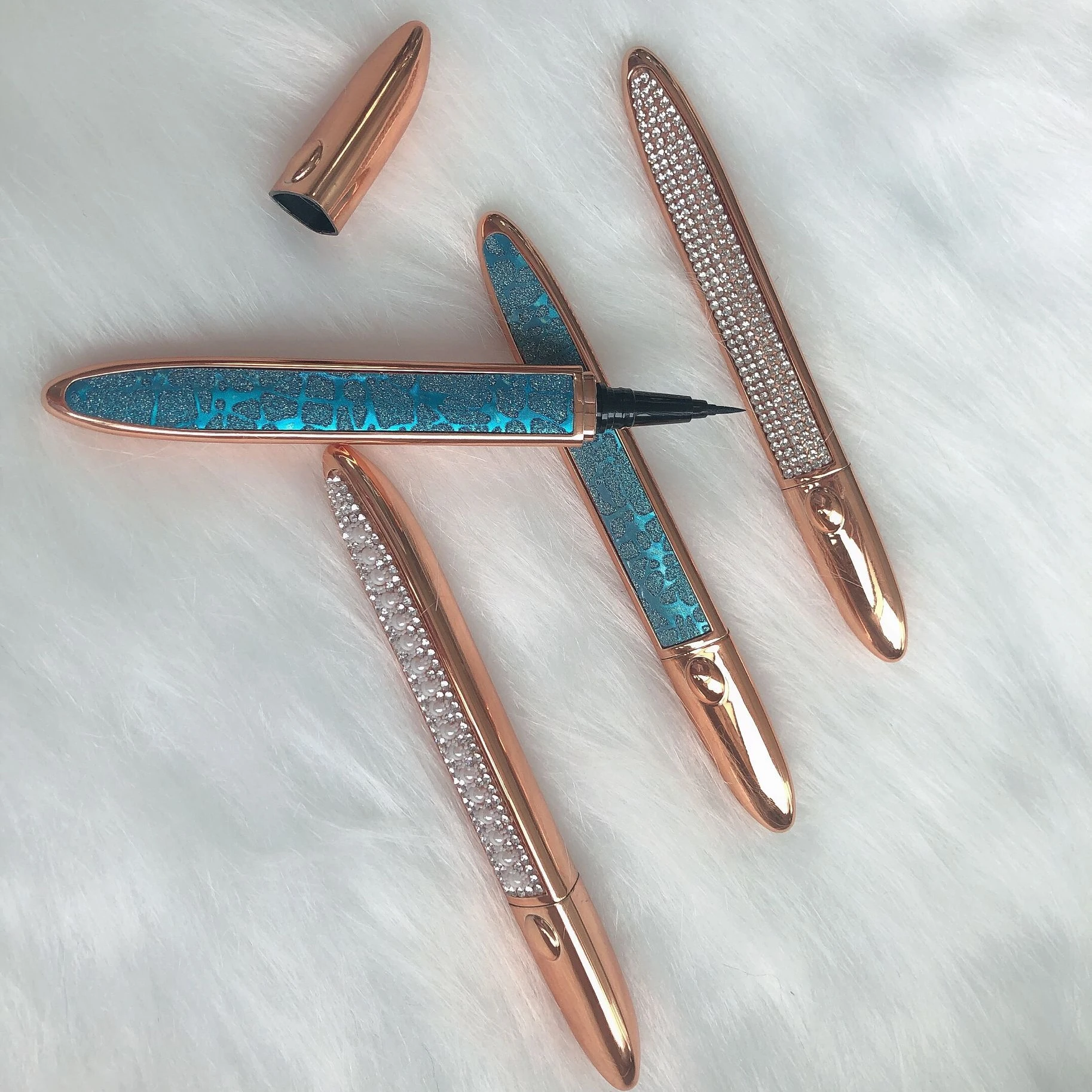 

New product Magic Lash Pen Adhesive Eyeliner private label custom package own logo acceptable small MOQ eyelash glue, Black, clear, brown