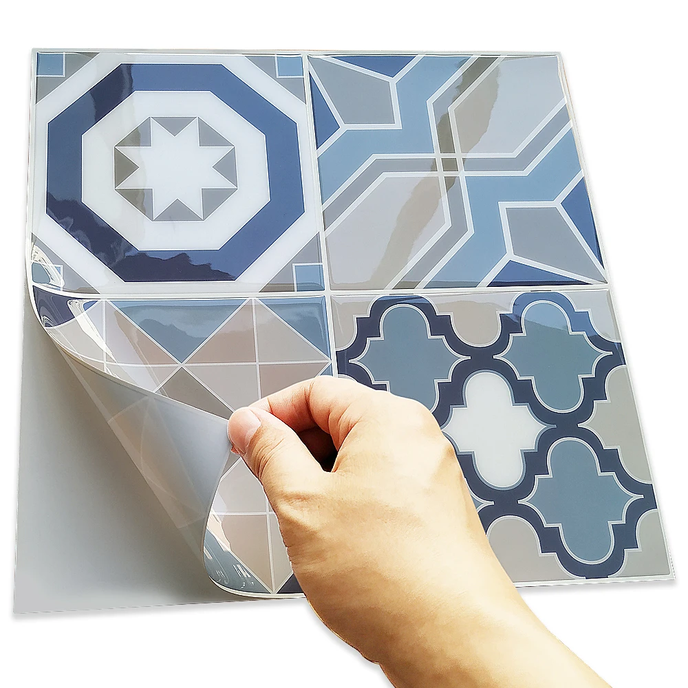 

Home Decor Waterproof Self Adhesive Vinyl Mosaic Peel and Stick kitchen wall tile stickers