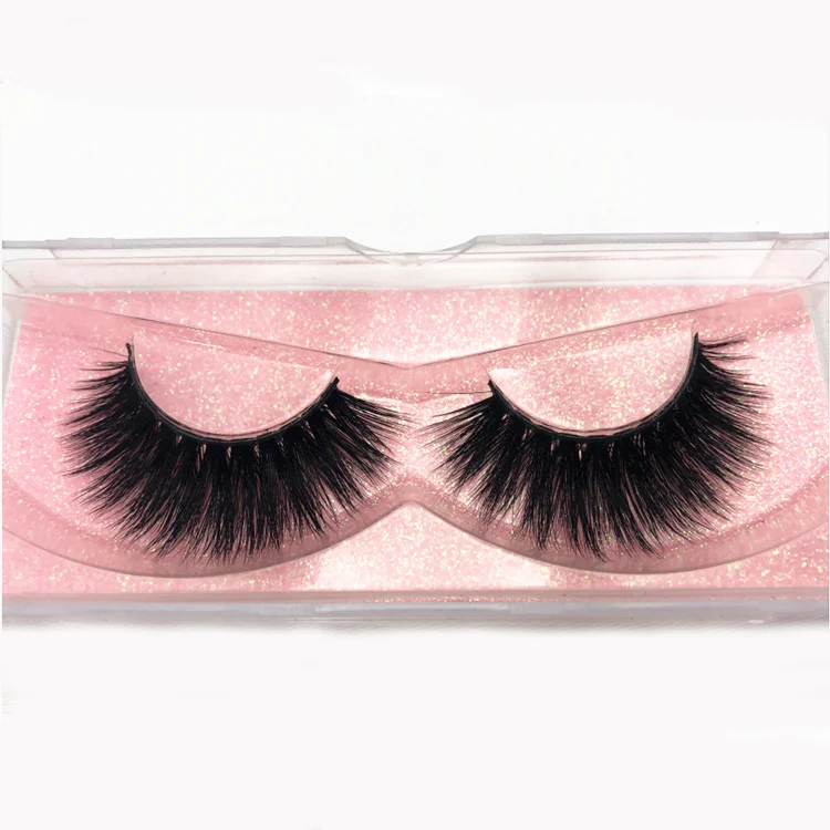 
Wholesale very soft luxury 3D faux 25mm faux mink eyelash vendor customized boxes packaging 