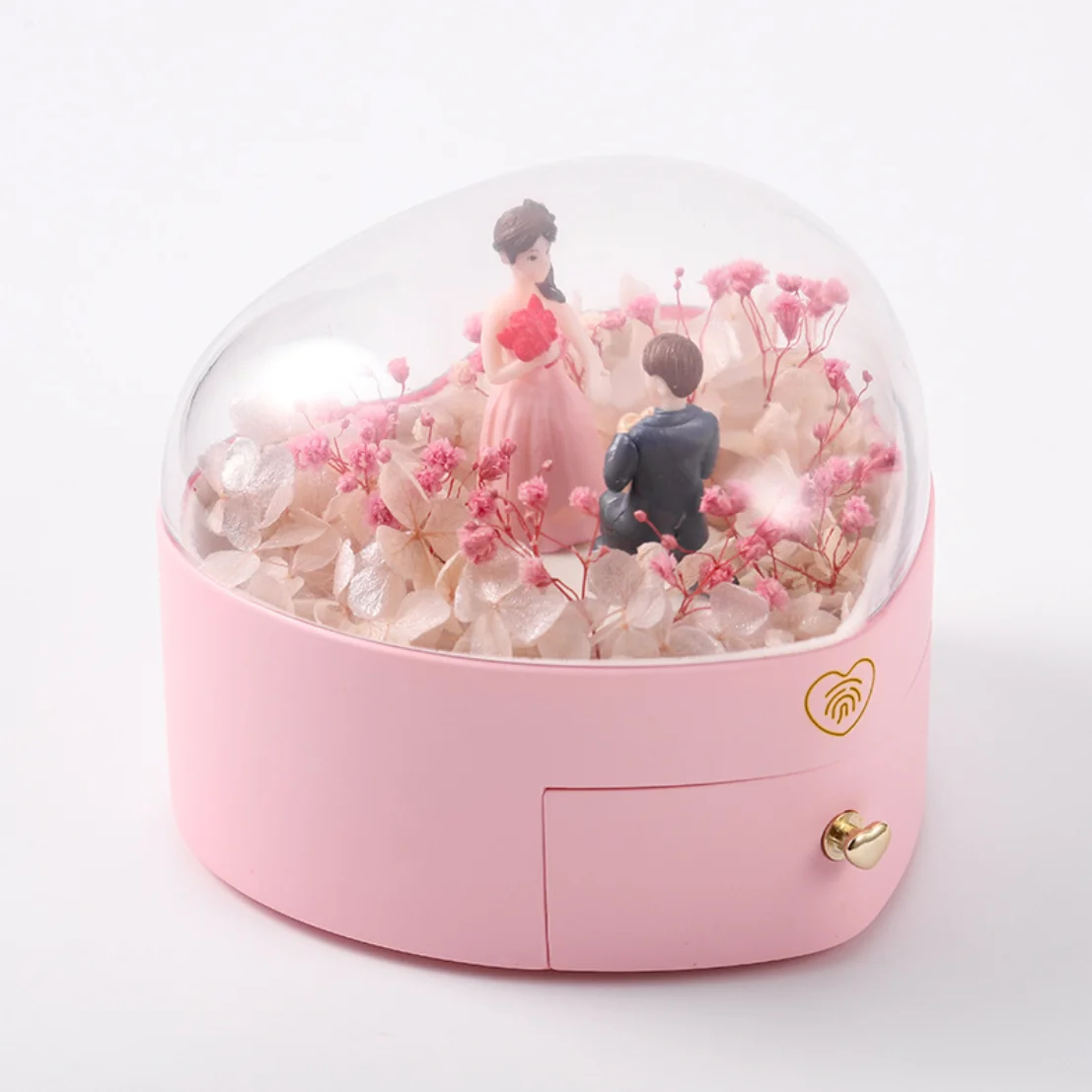 

Wholesael jewelry package jewellery necklace ring love gifts present saint san valentin valentines day gift 2021, Pink and blue