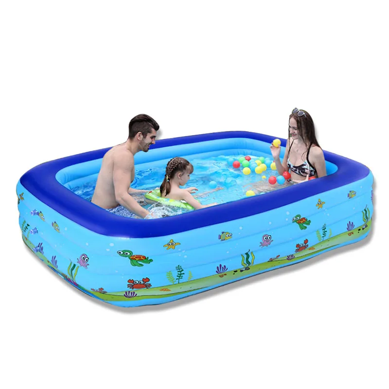 

Factory above ground pool accessories inflatable pool, Blue