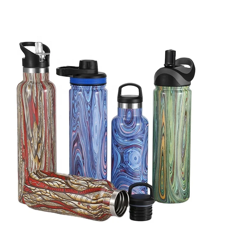 

Logo Portable Insulated Wide Mouth Hydro Water Drink Bottles Stainless Steel, Customized color