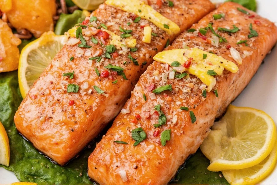 Smoked salmon crostini