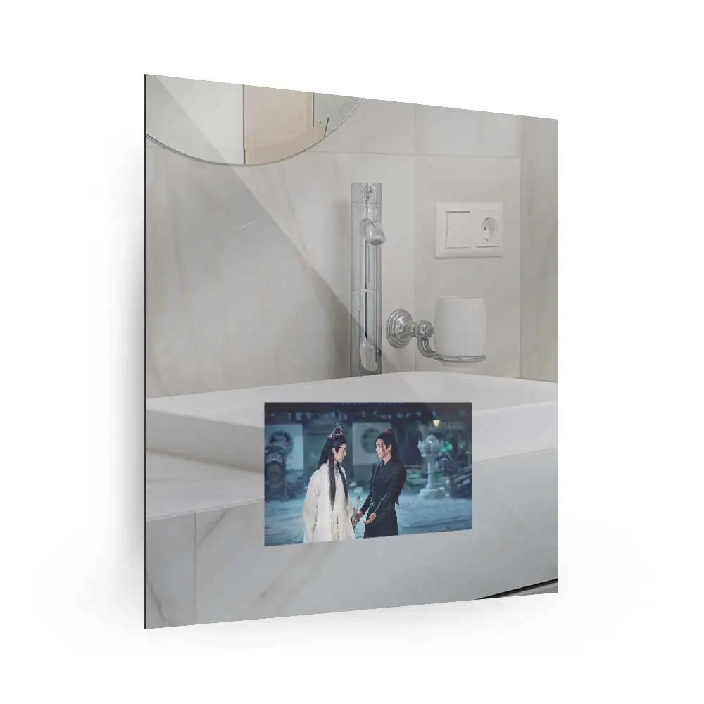 

Top Quality Frameless Advertising Magic Led Bathroom Tv Mirror