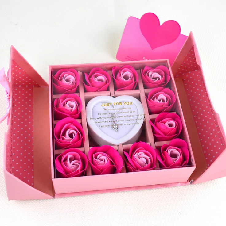 Wholesale Eternal Roses Heartshaped Gift Preserve Rose Best Valentine Birthday Gift For