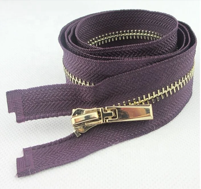 Luxury Shiny Gold Teeth Zipper Heavy Duty Metal Zipper For Boot Buy