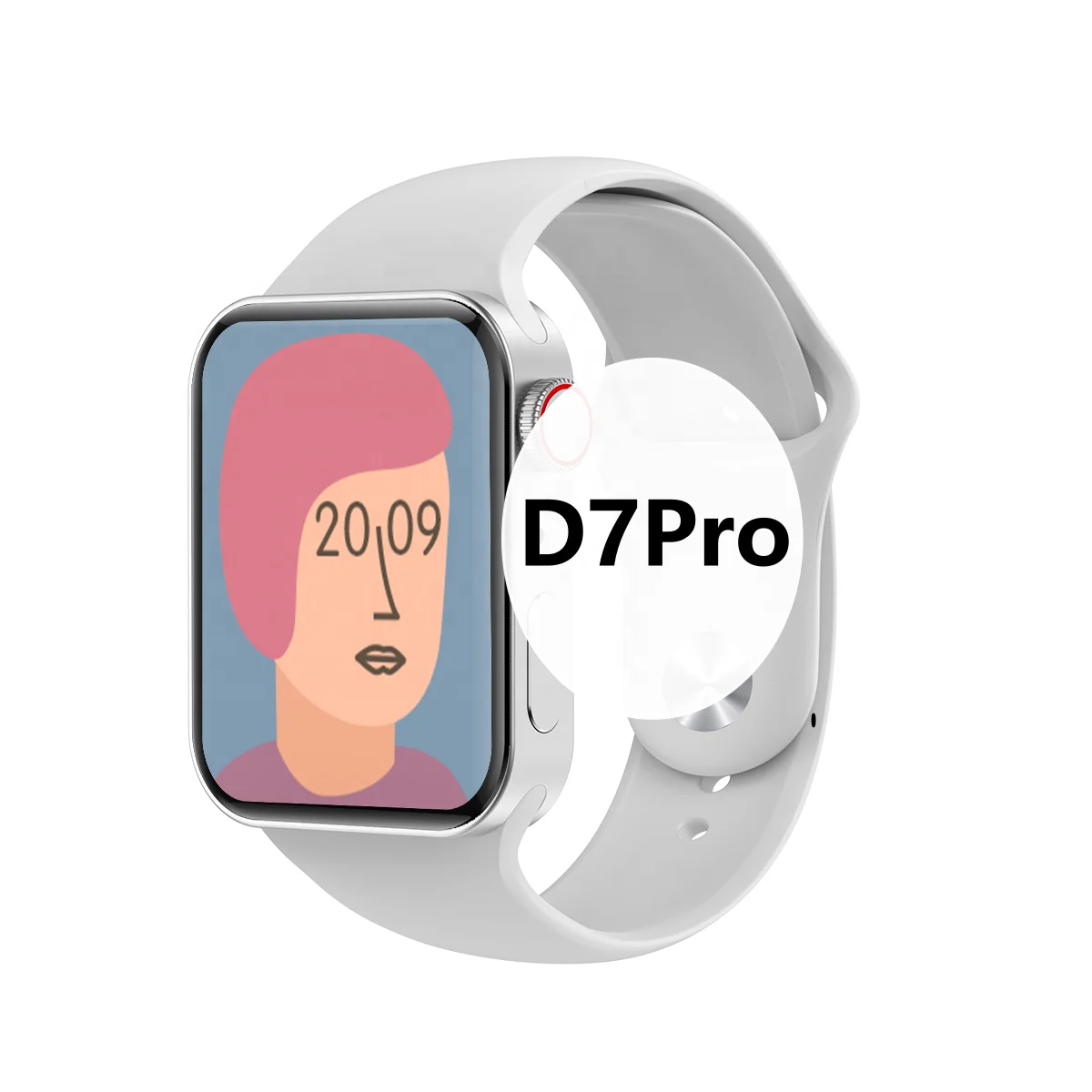 

2021 Smartwatch D7Pro 1.77 Inch HD Screen smartwatch with gps navigation N76 Reloj Inteligente Iwo Series 7 Smart Watch D7 Pro