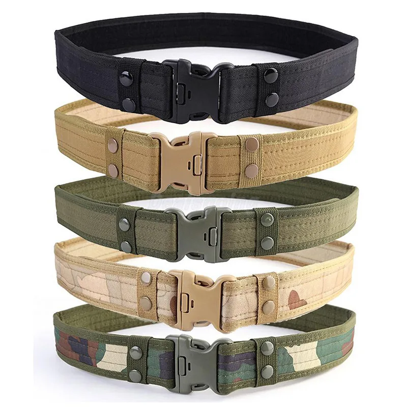 

Adjustable Man Combat Duty Outdoor Oxford Cloth Webbing Army Military Tactical Gear Cloth Belt Lanyards With Logo Custom, Green, khaki, black, camouflage