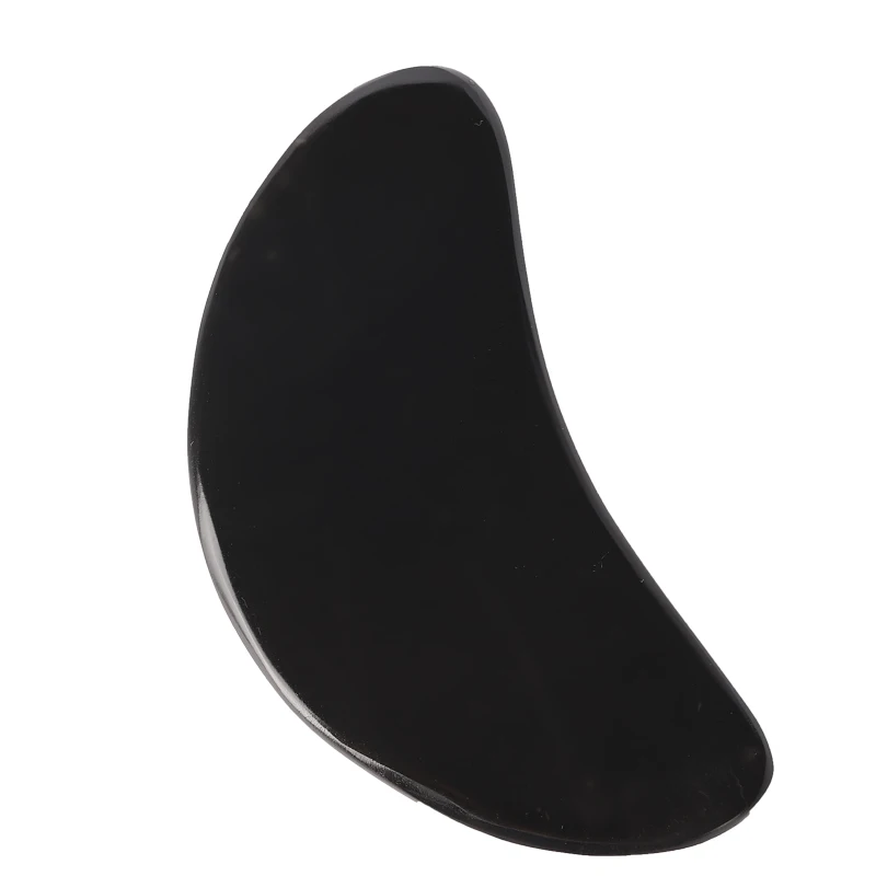 

Best Natural Black Bian Stone Jade GuaSha For Deep skin massage beauty