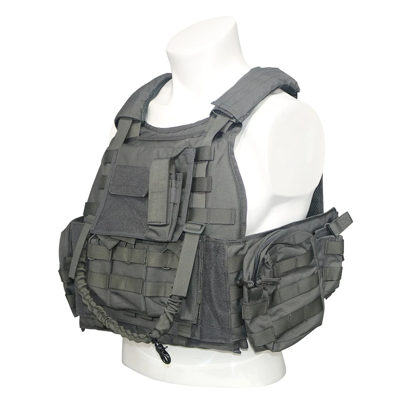 

Made in China superior quality tactical vest outdoor for men casual vest tactical backpacks, Grey tactical backpacks