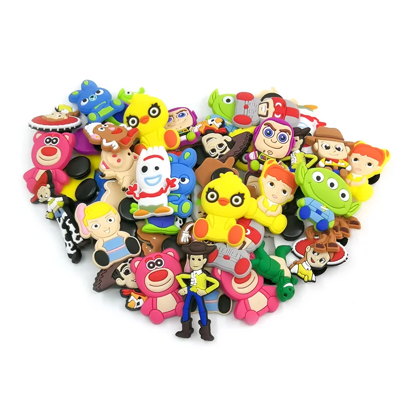 

1000pcs+ Toy Sto ry PVC Shoe Charms Action Figure Baby Accessories for Cro c Shoes HYB002