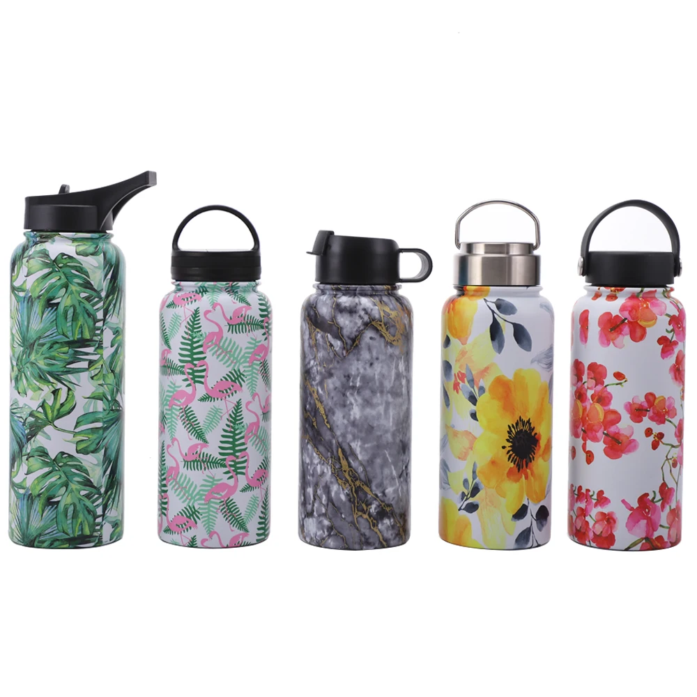 

Hot Cold 32 oz Stainless Steel Wide Mouth hydroflask Water Bottle Eco Friendly Vacuum Insulated Sport Flask
