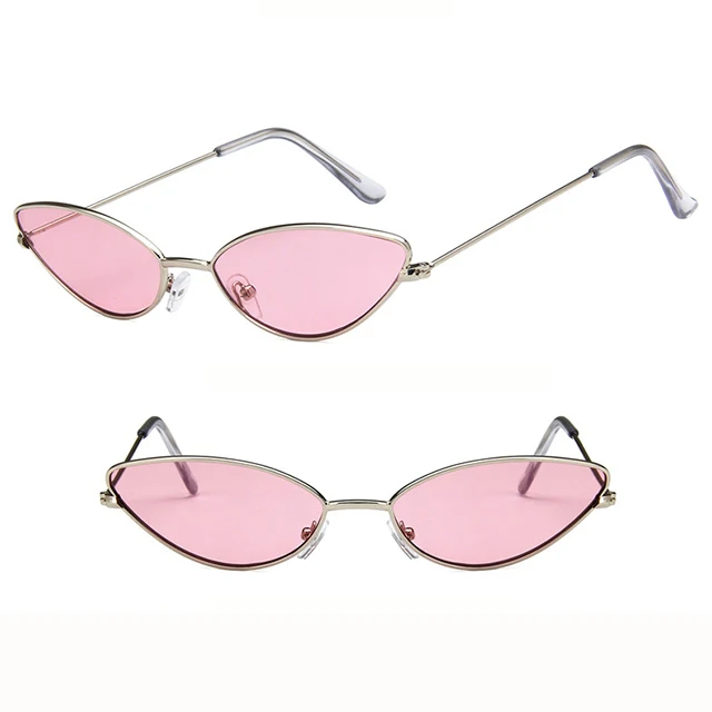 

DLL3552 DL glasses vintage Small Cat Eye Metal shades Sunglasses 2020 Fashion designer Women sun glasses