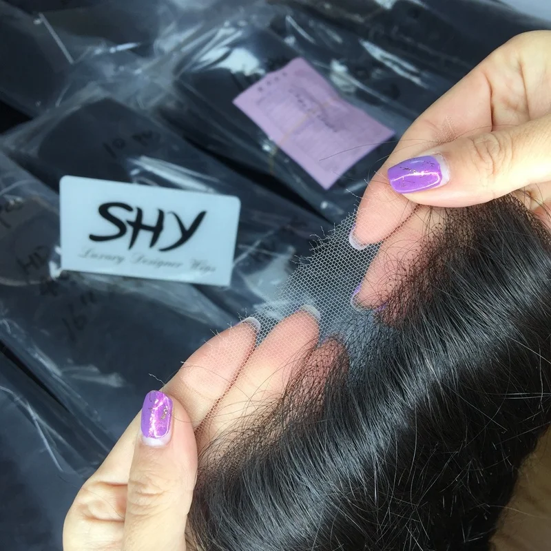 

Shy Hair Straight Cuticle Aligned HD Closure 5x5 Small Knots In Stock