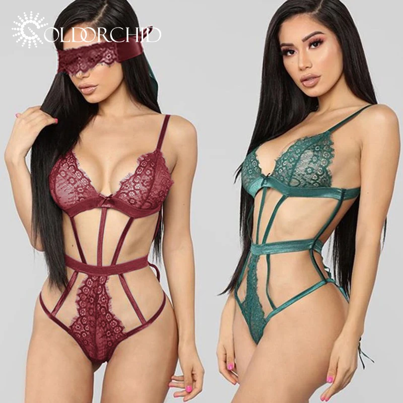 

Wholesale Women Sexy Tight Underwear Full Bodysuit Night Wear Lingerie