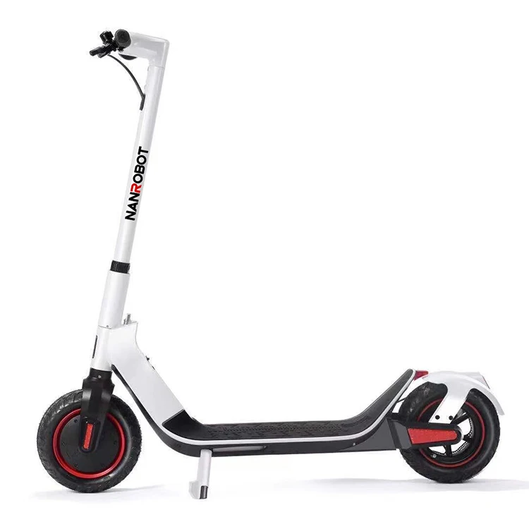 

Nanrobot Spark 2021 Cheapest 2 Wheel 10 Inch 35km H 500w Electric Scooter For Adult, Black and white details