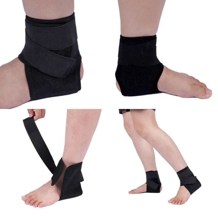 

Double pressure neoprene ankle support brace elastic belt soft ankle foot orthosis support