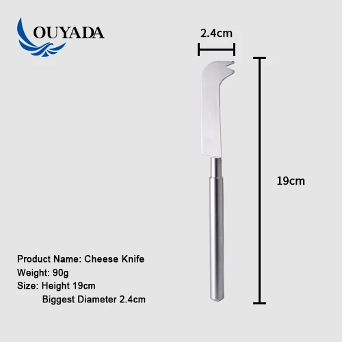 
Factory Direct wholesale stainless steel copper rose gold cheese knife 