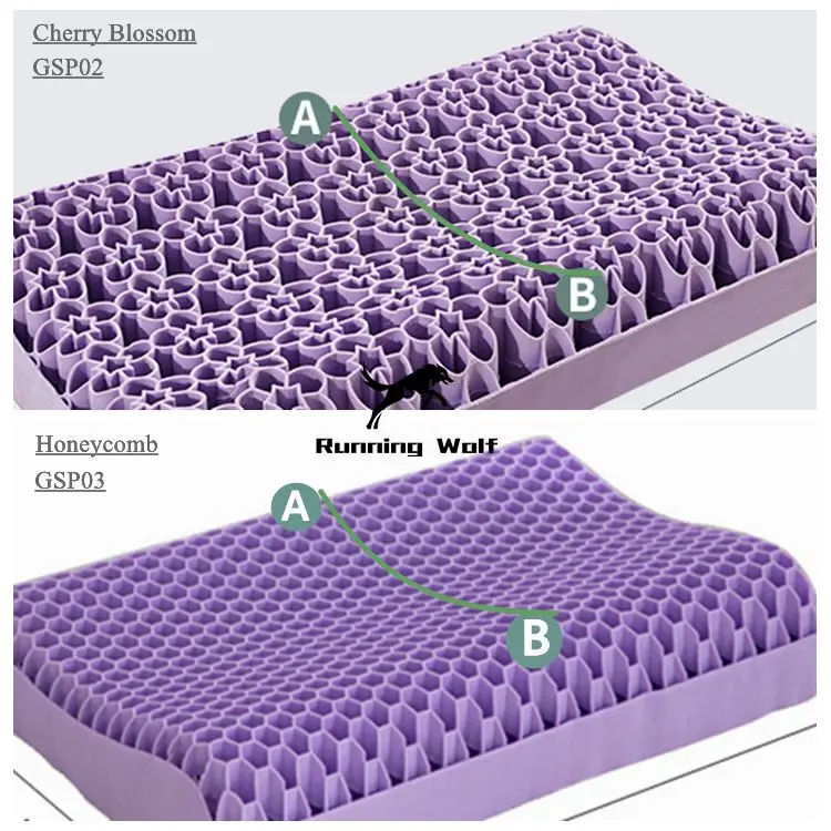 High And Low Design Bidirectional Pillow No Pressure On Blood Vessels