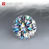 

GIGAJEWE 1.0-2ct 6mm-8.1mm D Color Round Cut Moissanite Stone For Jewelry Making Fashion Girlfriend Gift
